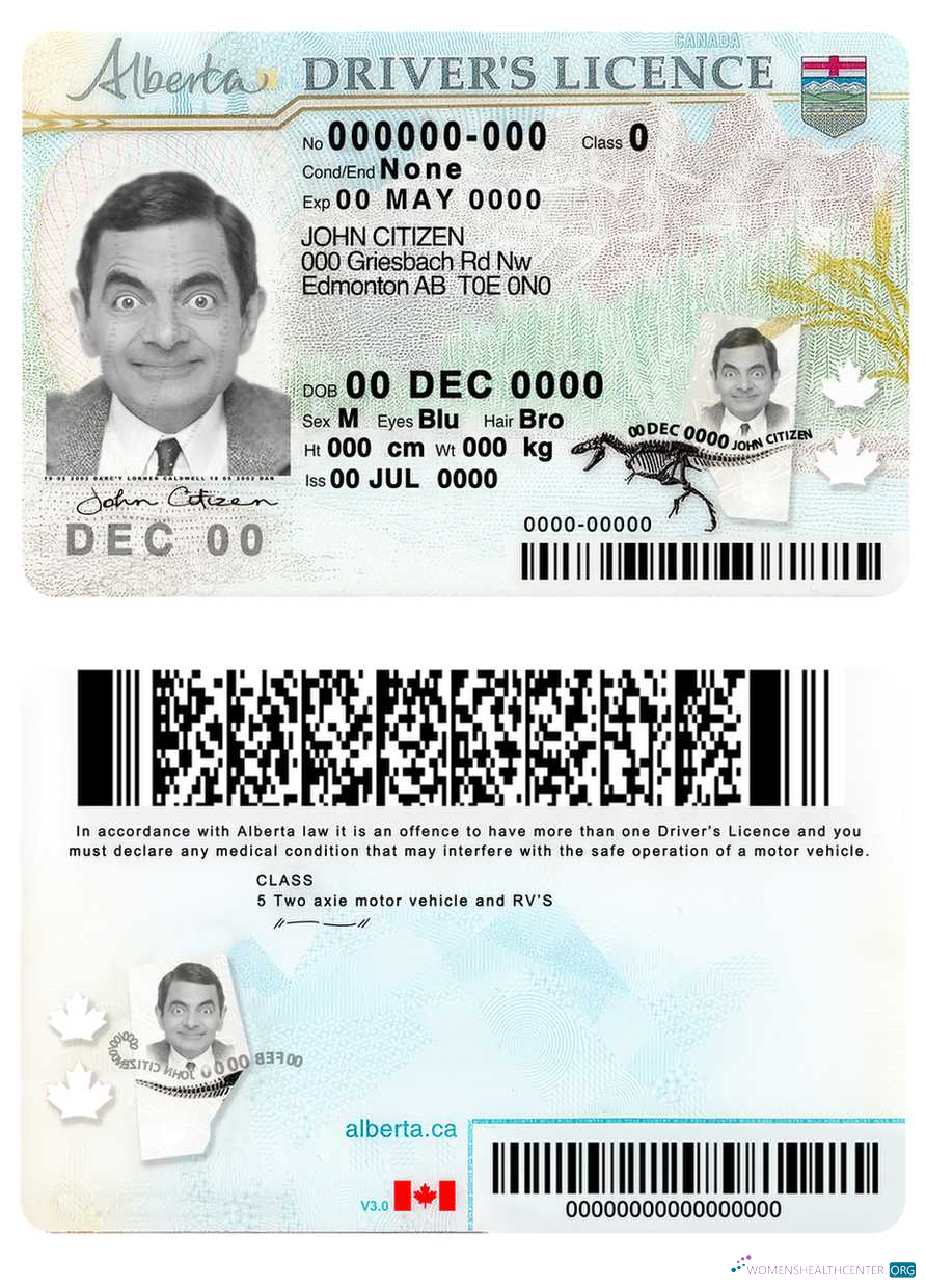 download Canada Alberta province driving license